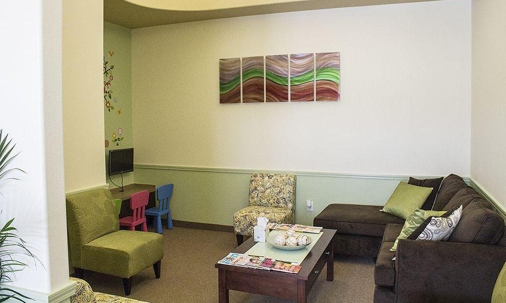 Dental patient waiting area at Prosper Smiles Family Dentistry in Prosper TX